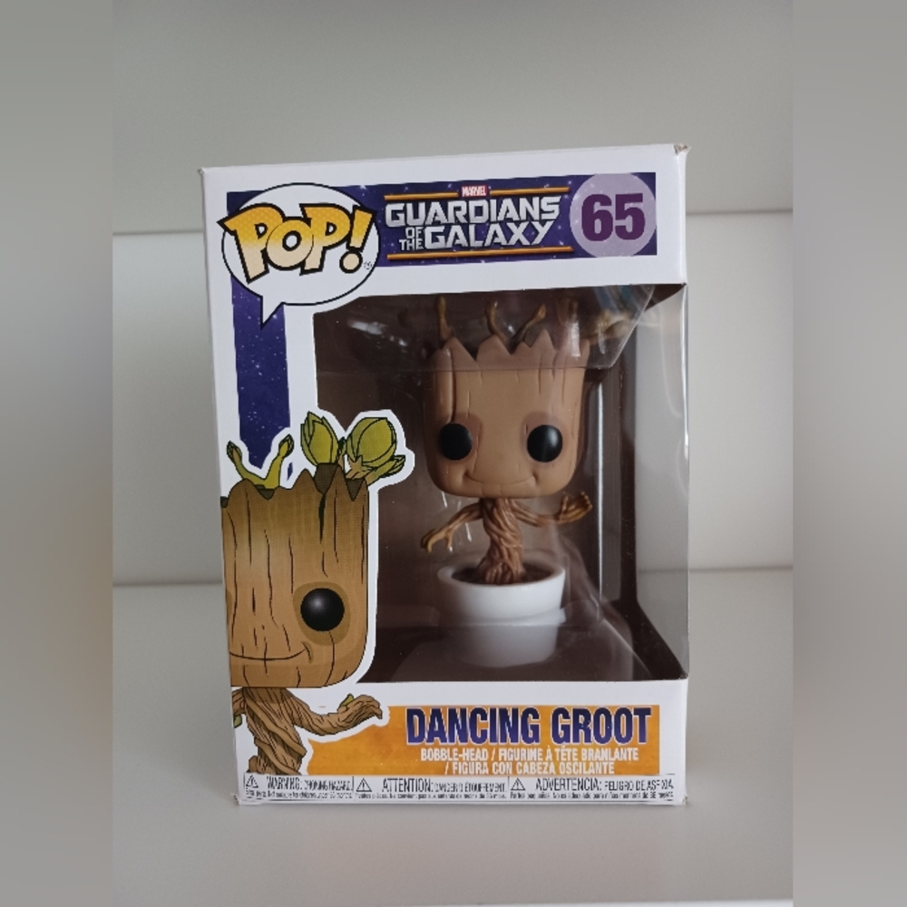 Marvel Dancing Groot From Guardians Of The‎ Galaxy 65 Vinyl Figure Funko Pop